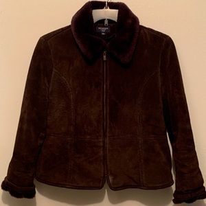 Brown suede Sonoma coat